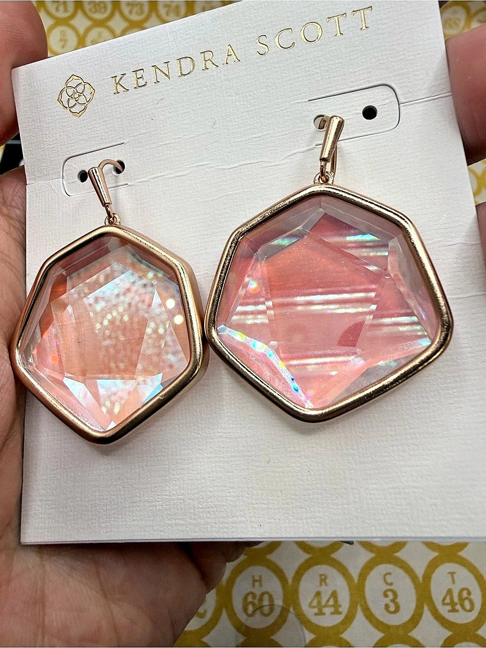 Kendra Scott Vanessa Drop Earrings in Pink NWT
